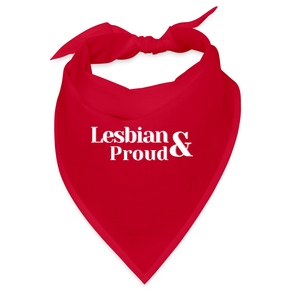 Lesbian & Proud | Pride Bandana [SIMPLE] - Rot