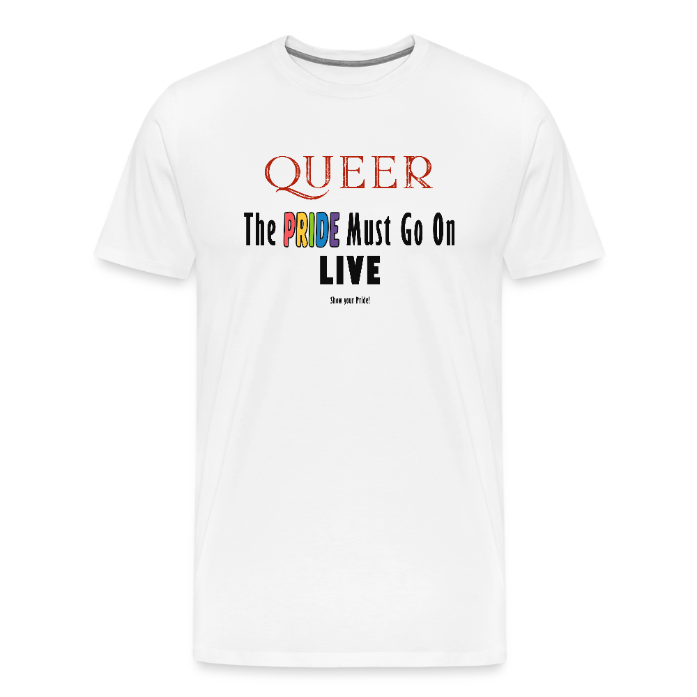 PRIDE Must Go On T-Shirt Germany Tour 2025 (weiß) - Weiß