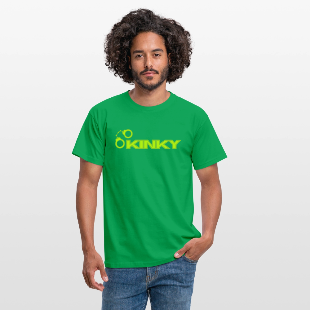 KINKY | Kink Fetish Pride T-Shirt - Kelly Green