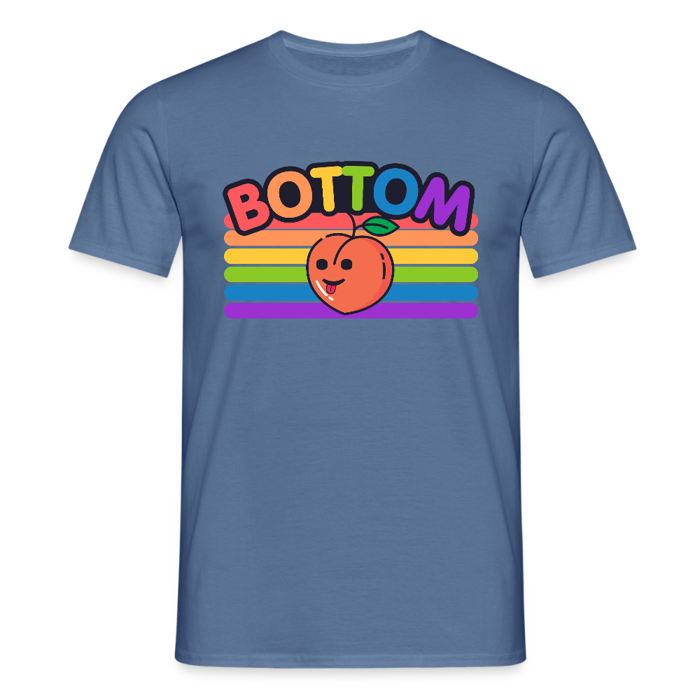 Gay Bottom | Pride T-Shirt - Taubenblau 
