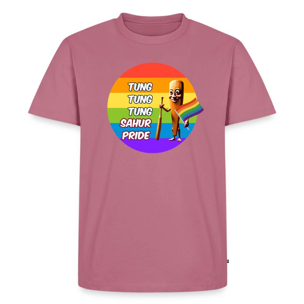 Tung Tung Tung Sahur Pride Premium T-Shirt - Mauve