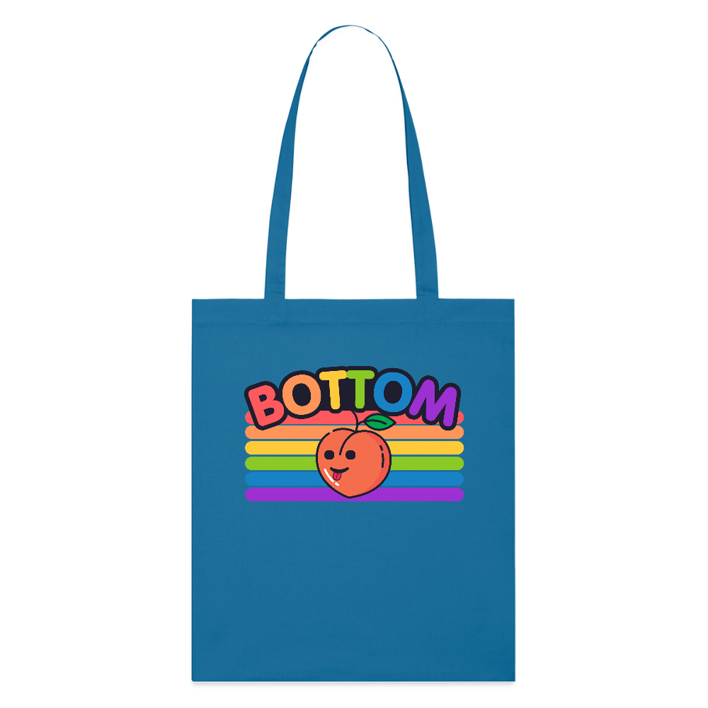 Bottom Gay | Pride Bio-Stoffbeutel - Königsblau