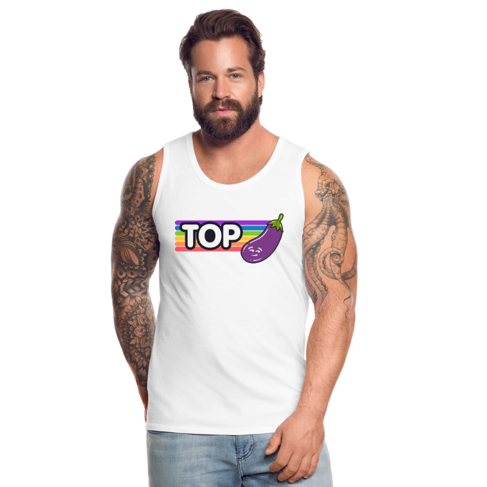 Top Gay | Pride Premium Tank Top - Weiß