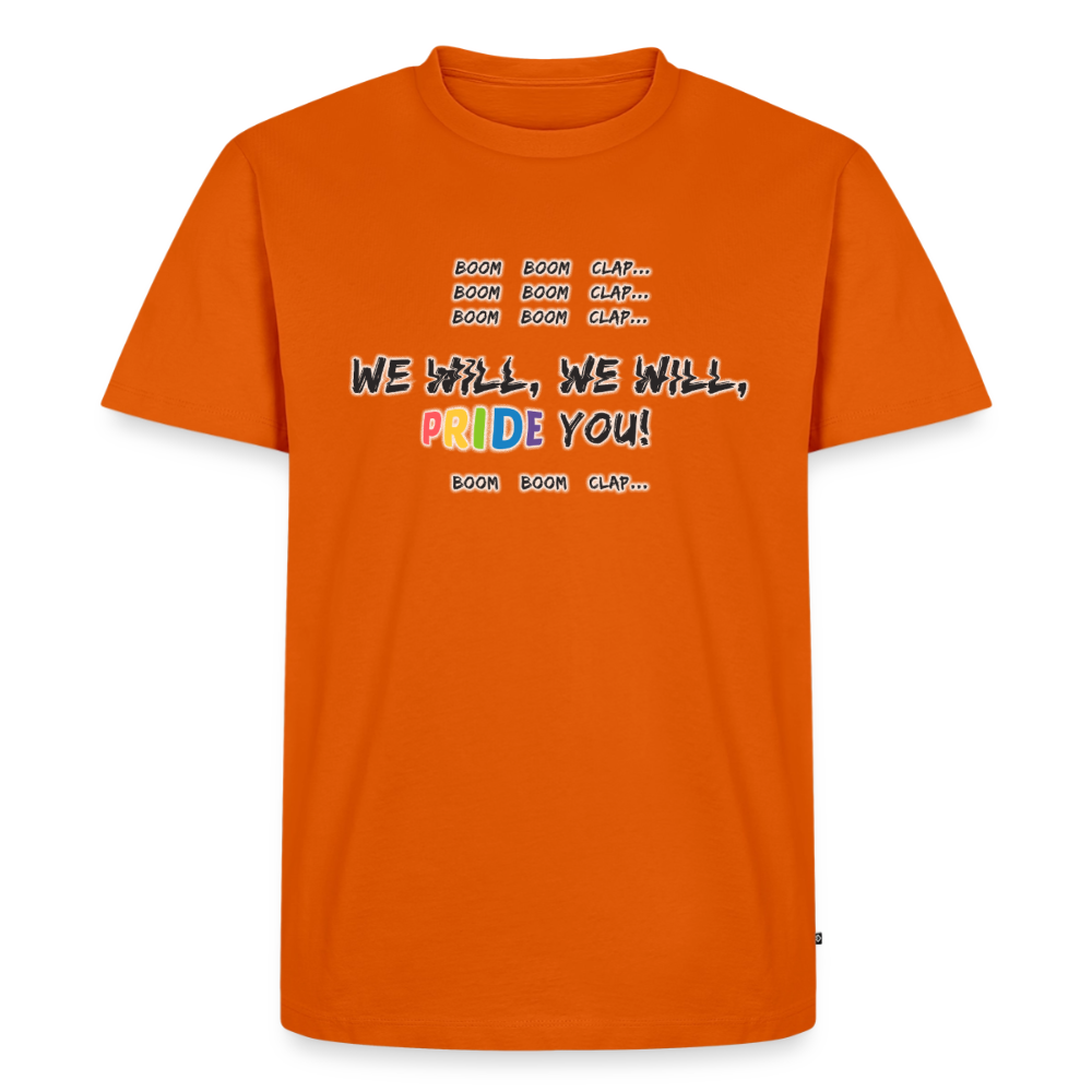 We WIll PRIDE You! T-Shirt (dunkel) - Orange 
