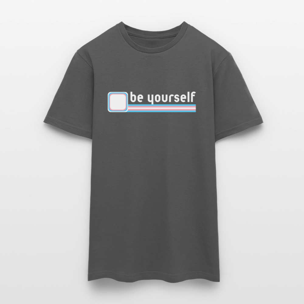 "be yourself" | Trans Pride T-Shirt - Anthrazit