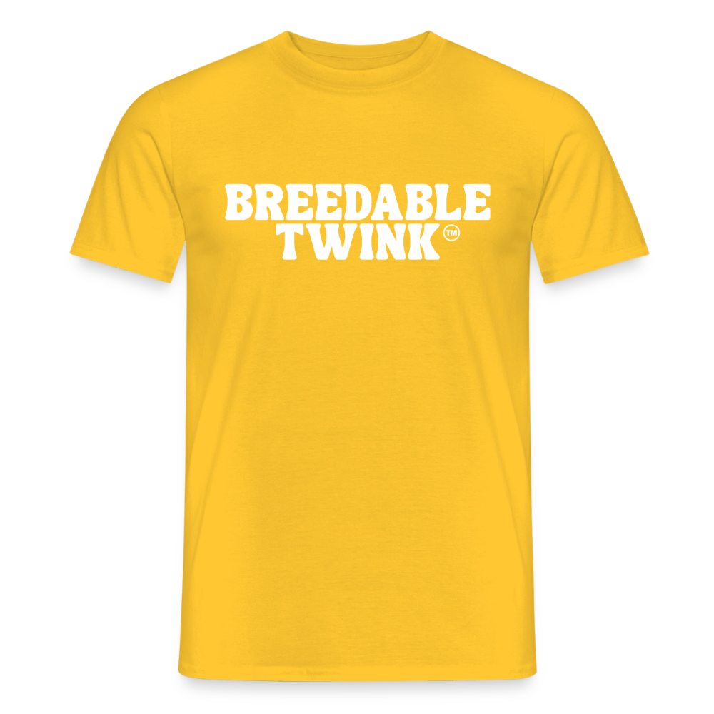 Breedable Twink™ | Kink Fetish Pride T-Shirt - Gelb