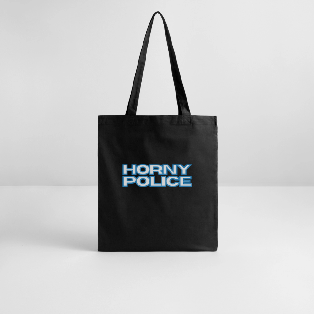 HORNY POLICE | Kink Fetish Pride Bio-Stoffbeutel - Schwarz