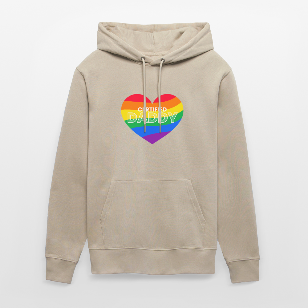CERTIFIED DADDY | Kink Fetish Pride Bio-Hoodie Unisex - Beige