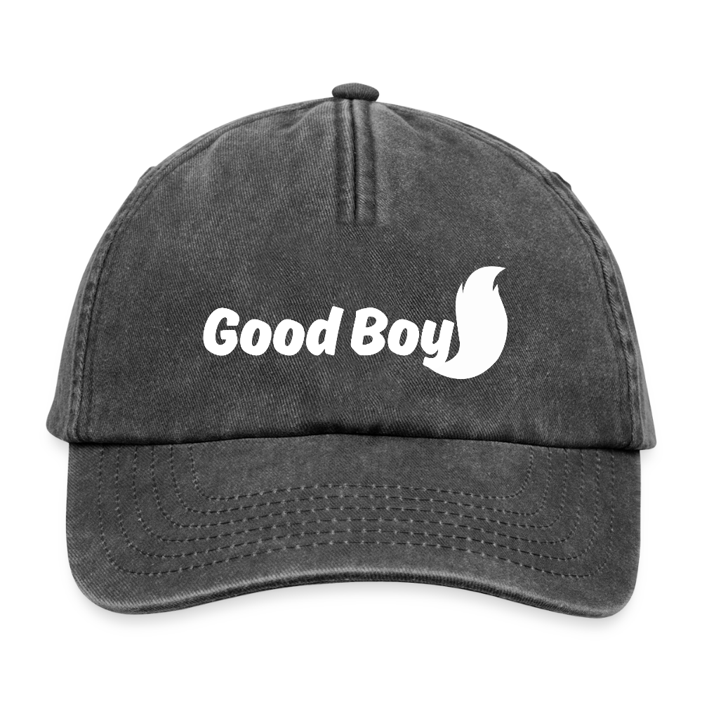 Good Boy | Furry / Puppy Pride Vintage Cap - Vintage Schwarz