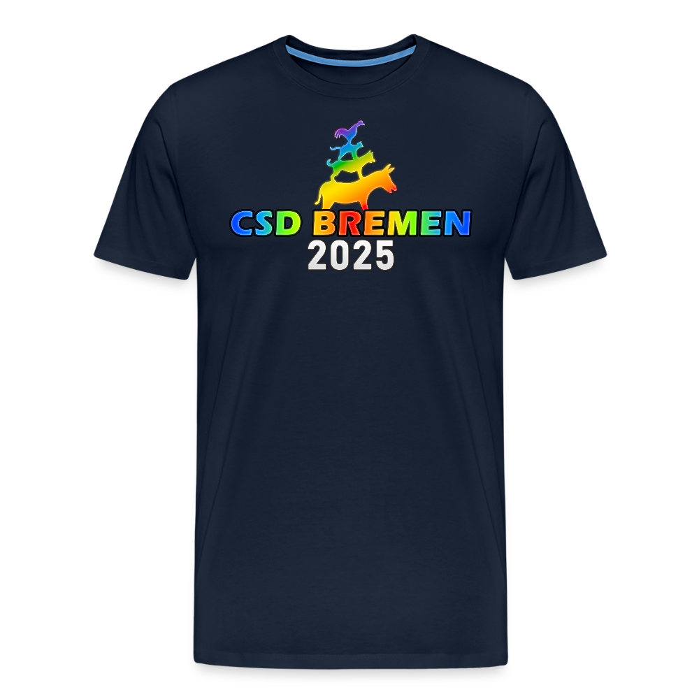 CSD Bremen 2025 Pride Premium T-Shirt - Navy