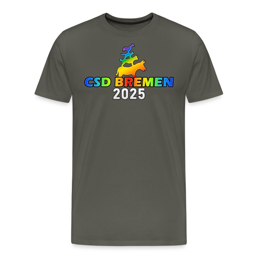 CSD Bremen 2025 Pride Premium T-Shirt - Asphalt