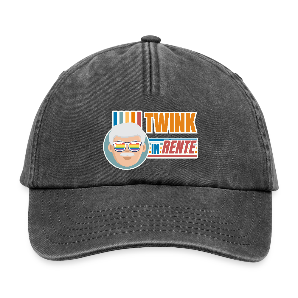 Twink in Rente! | Pride Vintage Cap - Vintage Schwarz