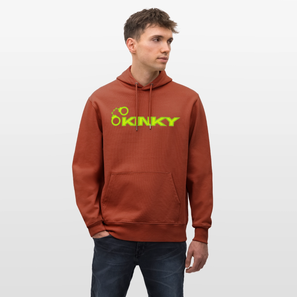 KINKY | Kink Fetish Pride Bio-Hoodie Unisex - Terrakotta