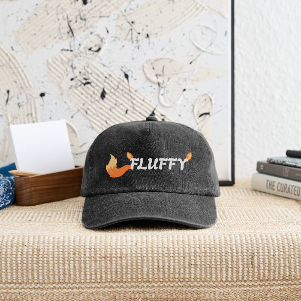 FLUFFY | Furry Pride Vintage Cap - Vintage Schwarz