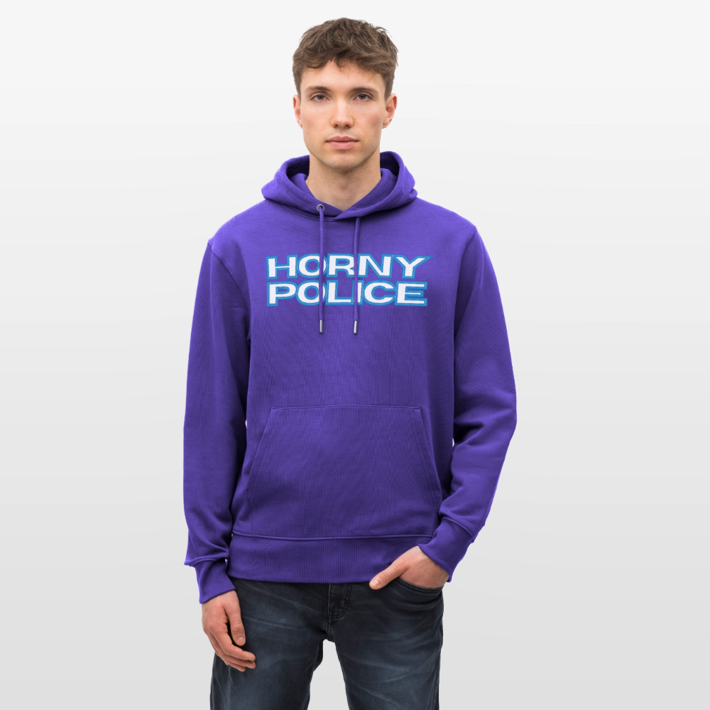 HORNY POLICE | Kink Fetish Pride Bio-Hoodie Unisex - Purple Love 