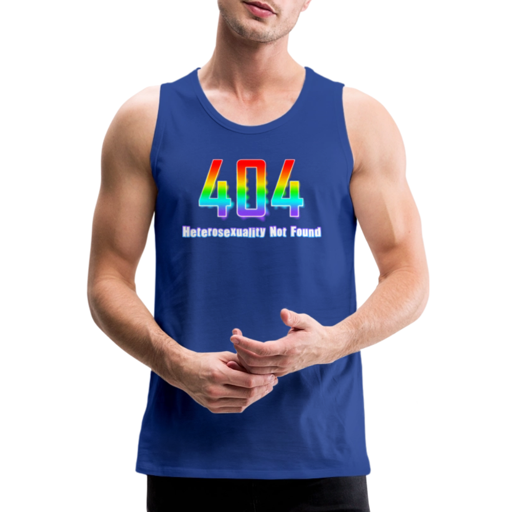 Error 404 Heterosexuality Not Found Premium Tank Top - Königsblau
