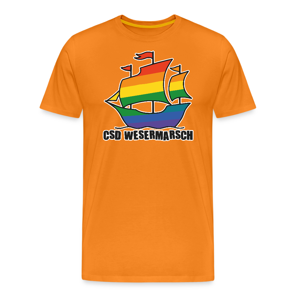CSD Wesermarsch Premium T-Shirt - Orange