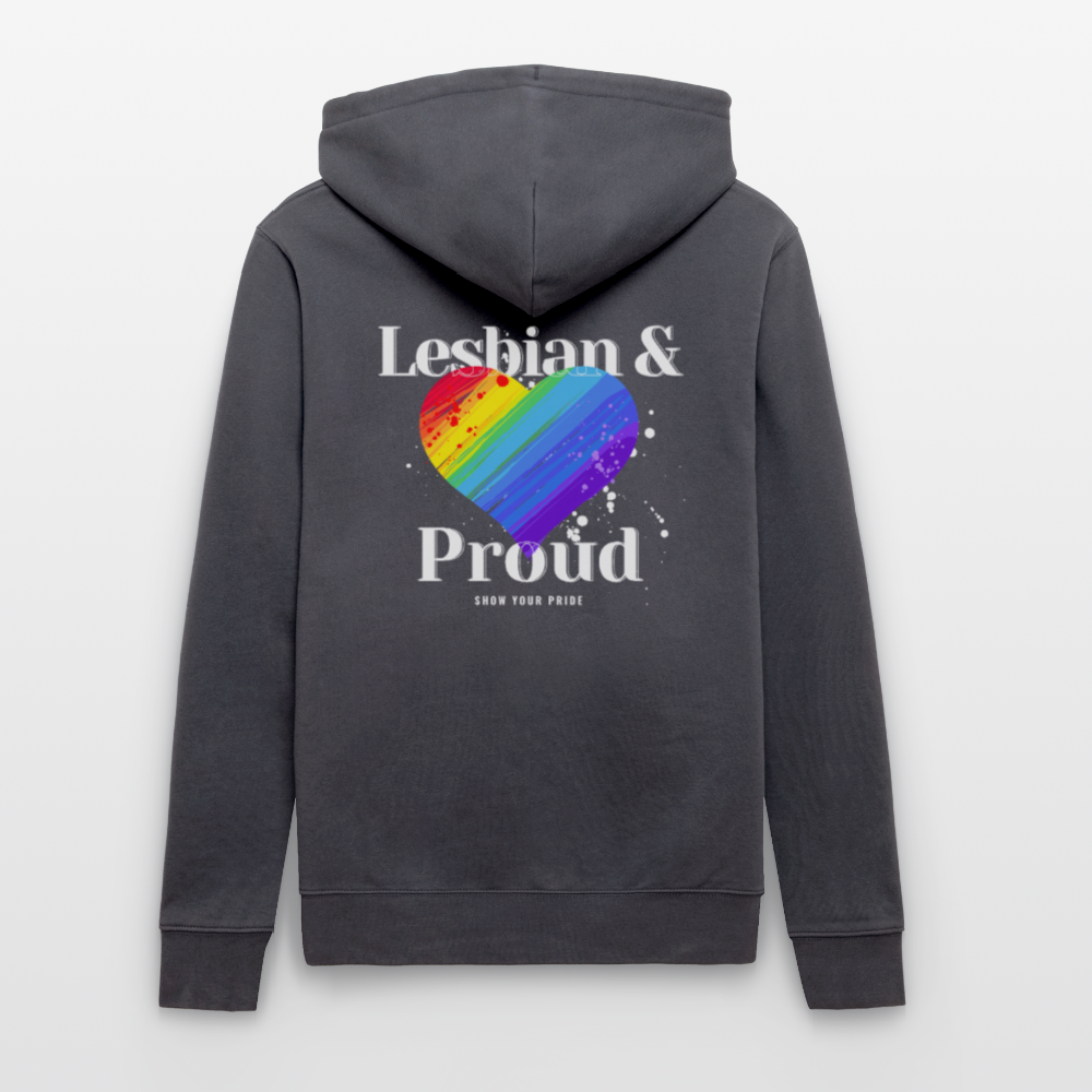 Lesbian & Proud | Pride Bio-Hoodie Unisex - Indigoblau