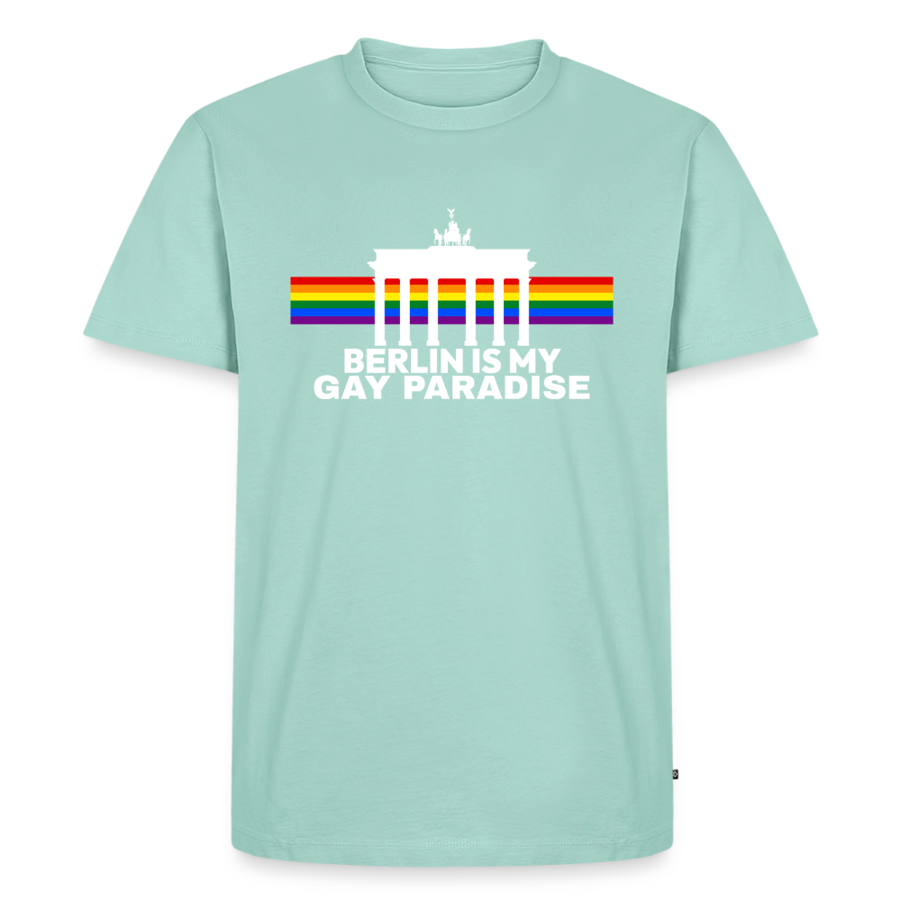 BERLIN IS MY GAY PARADISE Premium Pride T-Shirt - Mint 