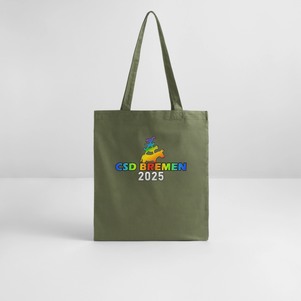 CSD BREMEN 2025 | Pride Bio-Stoffbeutel [SIMPLE] - Khaki