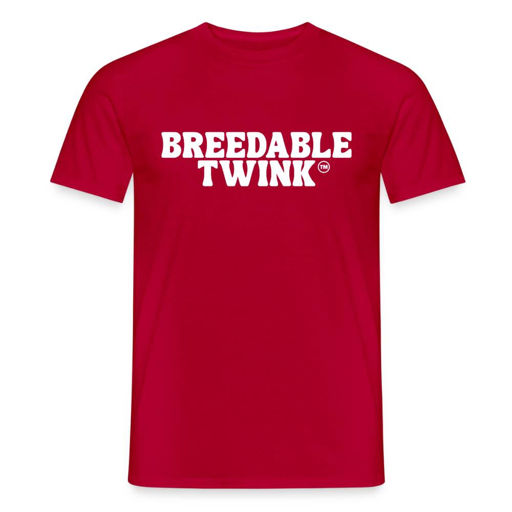 Breedable Twink™ | Kink Fetish Pride T-Shirt - Rot