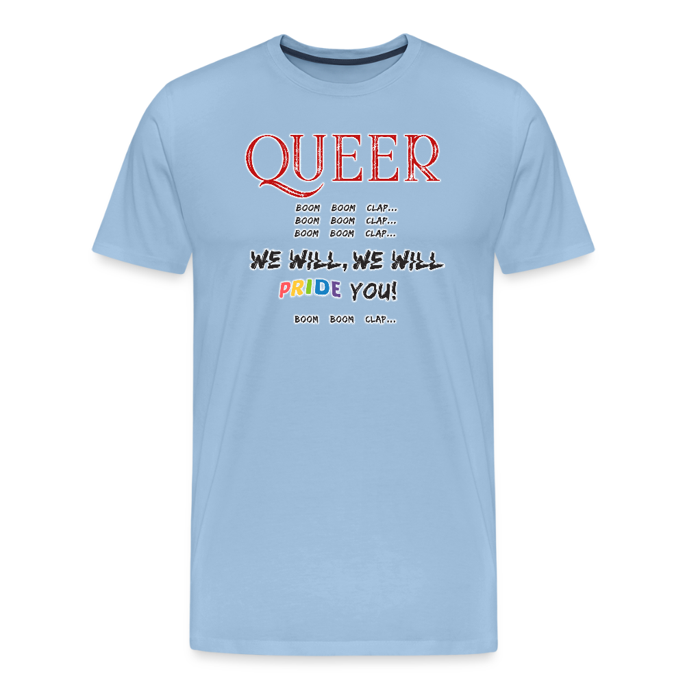 Pride T-Shirt QUEER | Germany Tour 2025 - Sky