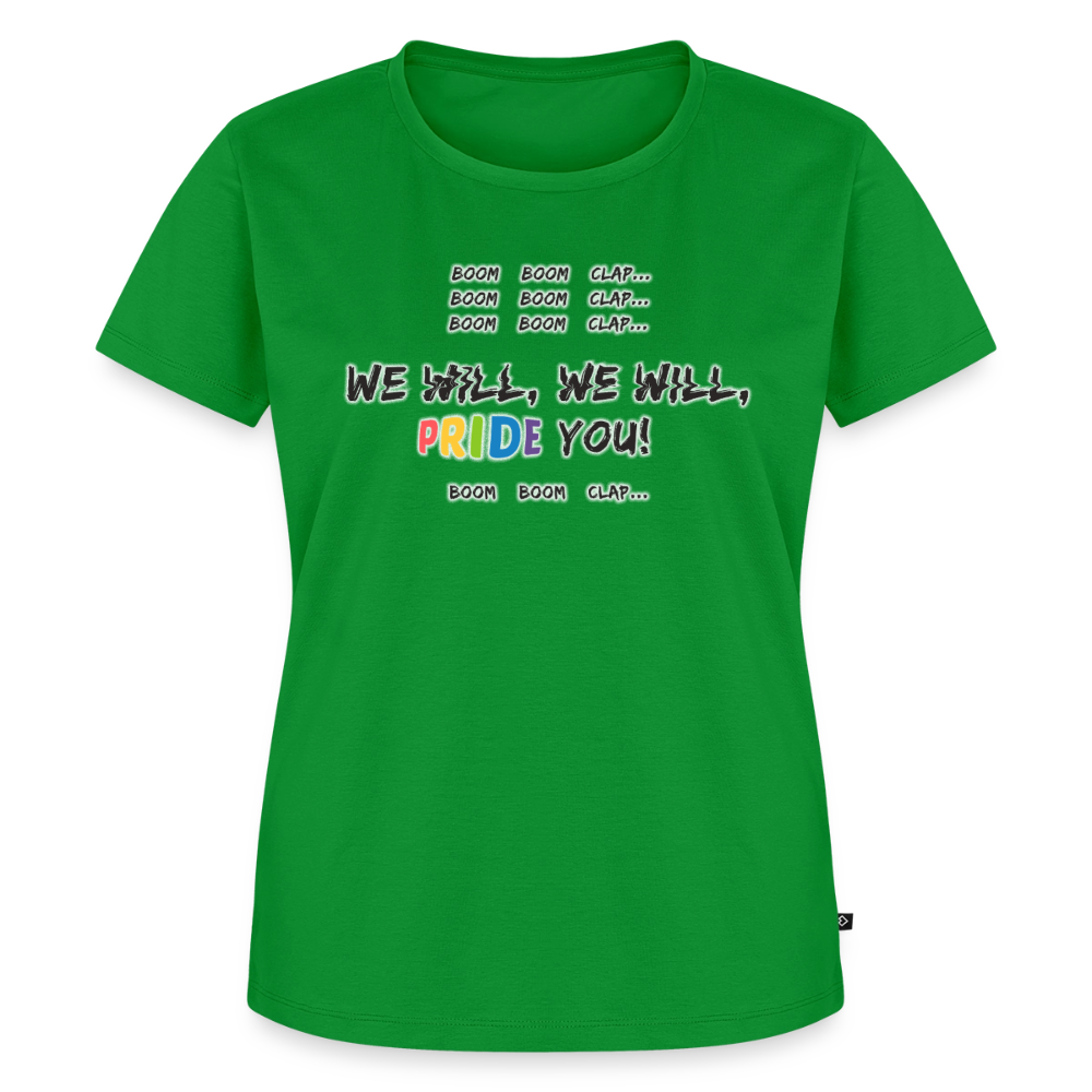We Will PRIDE You! T-Shirt - tailliert (dunkel) - Grün