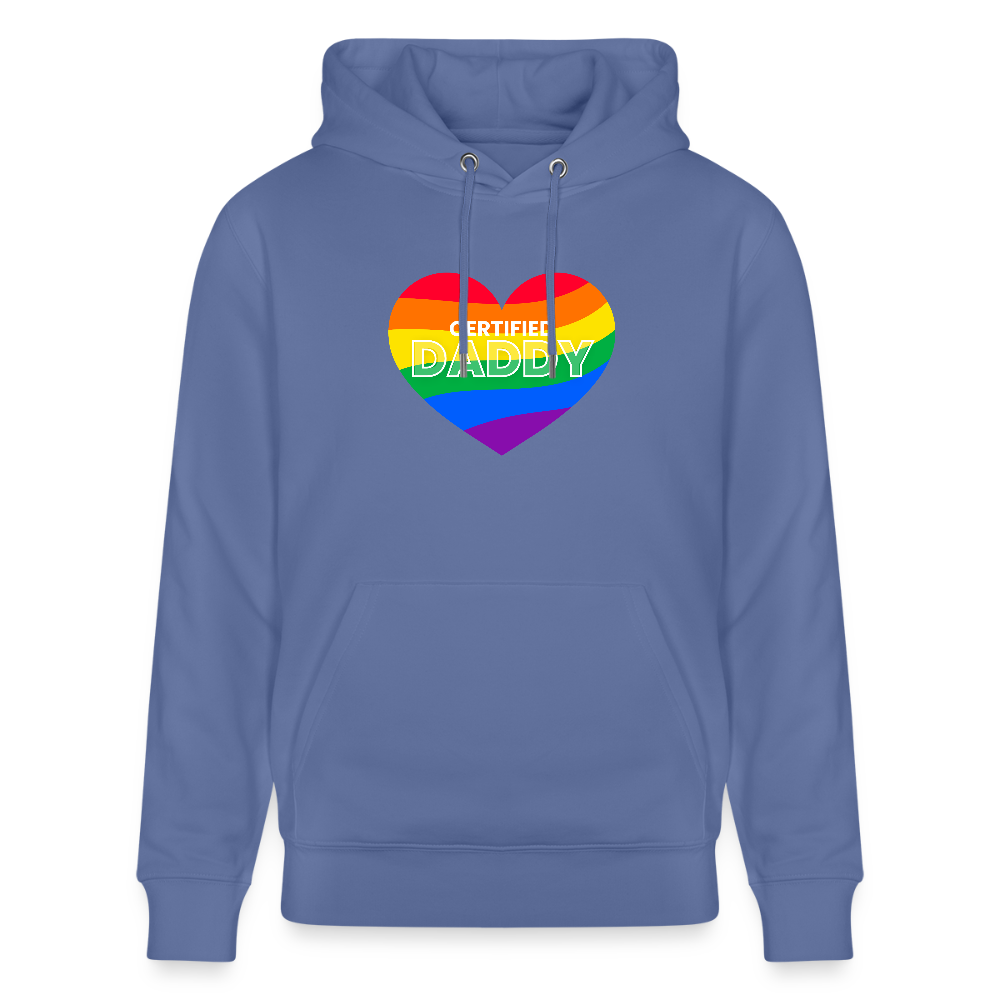CERTIFIED DADDY | Kink Fetish Pride Bio-Hoodie Unisex - Blau