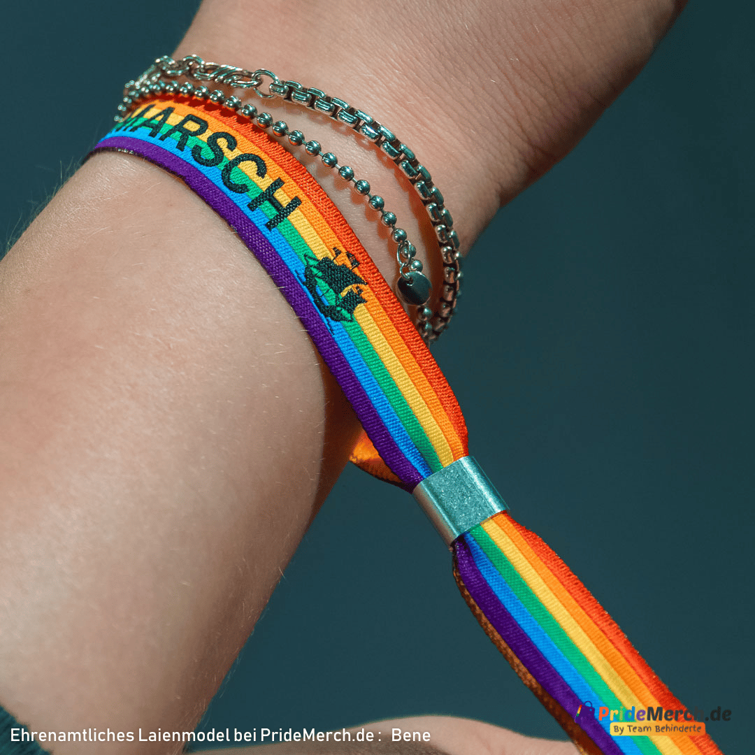 CSD Wesermarsch Armbändchen - PrideMerch.de - Team Behinderte im Queer Cities e.V.