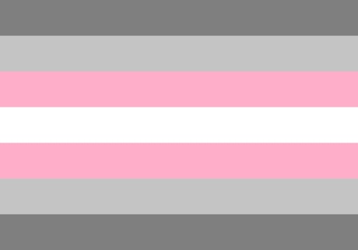Demi-Girl Pride Flag