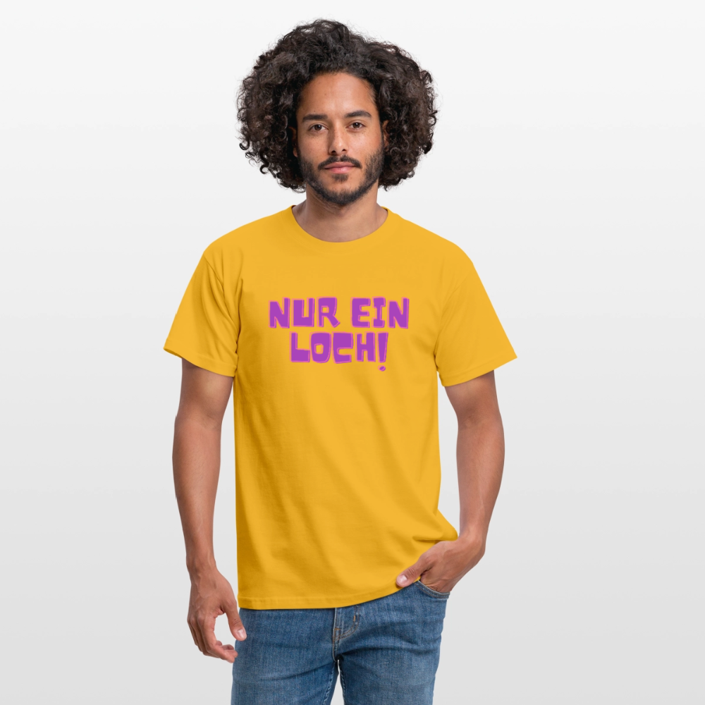 Nur ein Loch | Kink Fetish Pride T-Shirt - Gelb