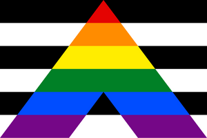 Straight-Ally-Pride-Flagge