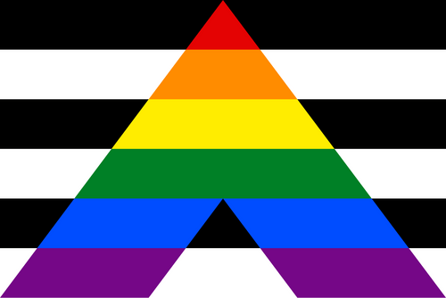 Straight-Ally-Pride-Flagge