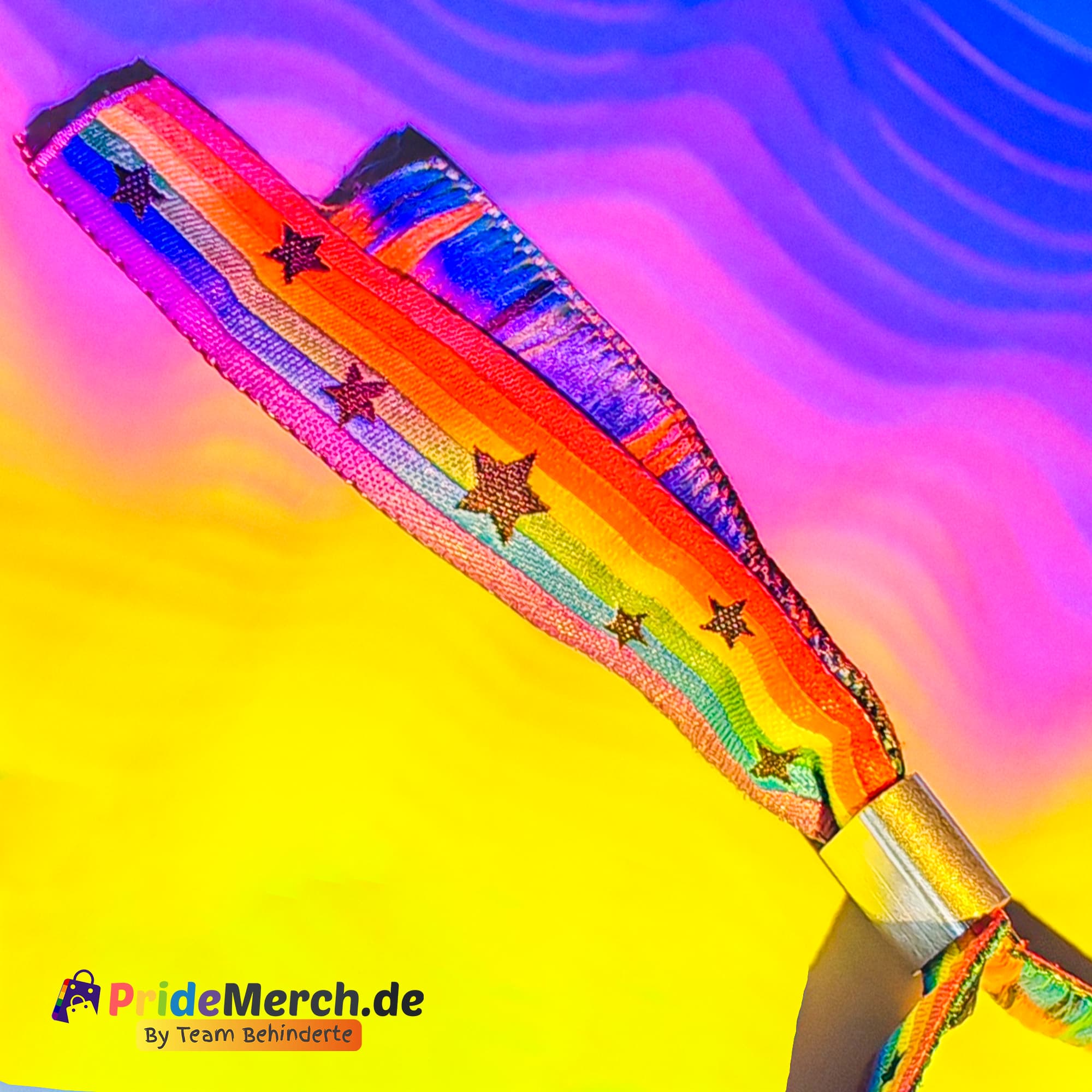 Pride-Armband des CSD Verden 🌈 (Stoffarmband) - PrideMerch.de - Team Behinderte im Queer Cities e.V.