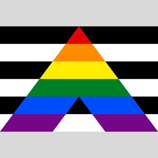 LGBTQ Straight Ally Pride Flag