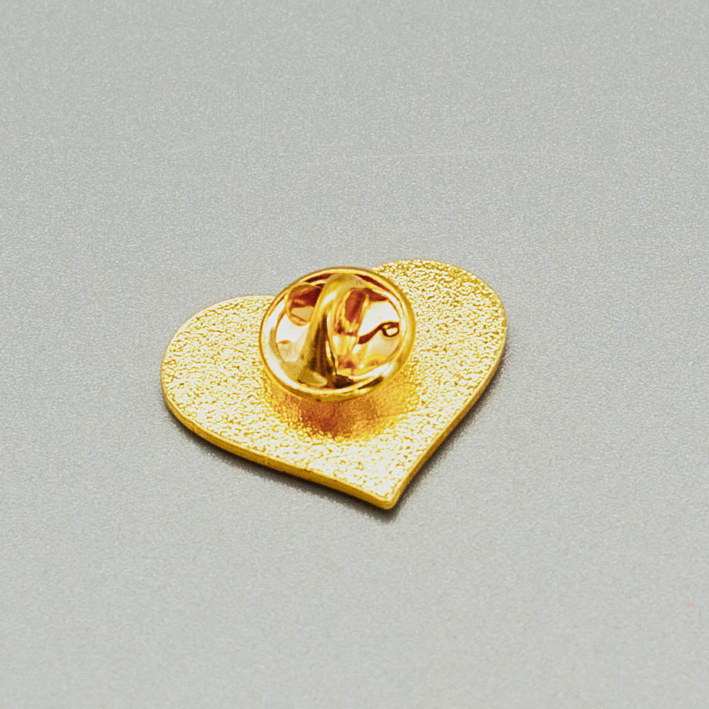 Non Binary Herz Pride-Pin / Non-Binary-Herz-Anstecker - PrideMerch.de - Team Behinderte im Queer Cities e.V.