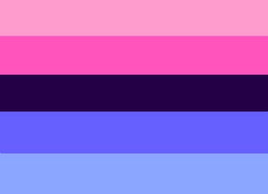 Omnisexuell Pride Flagge
