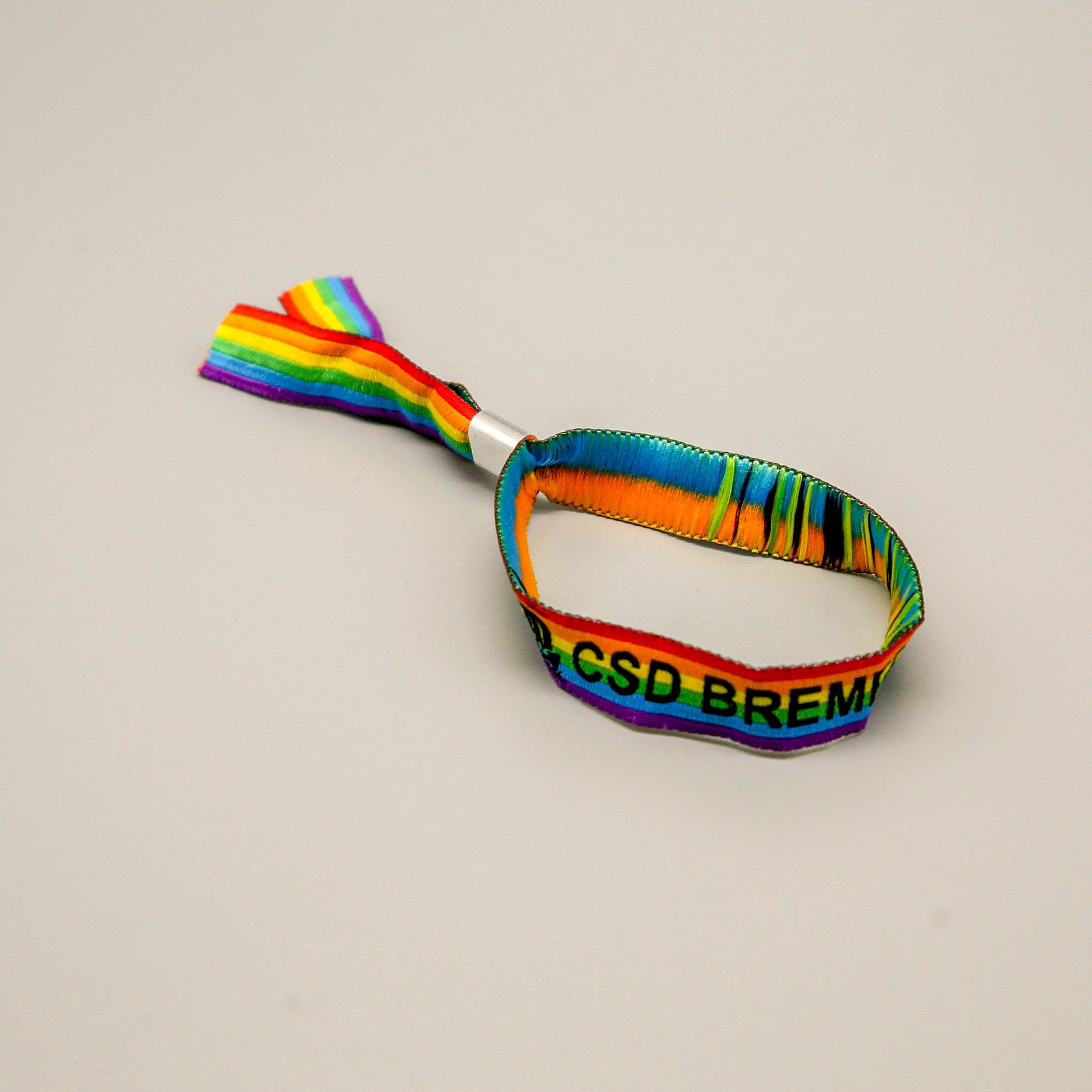 Pride-Armband des CSD Bremerhaven 🌈 (Stoffarmband) - PrideMerch.de - Team Behinderte im Queer Cities e.V.