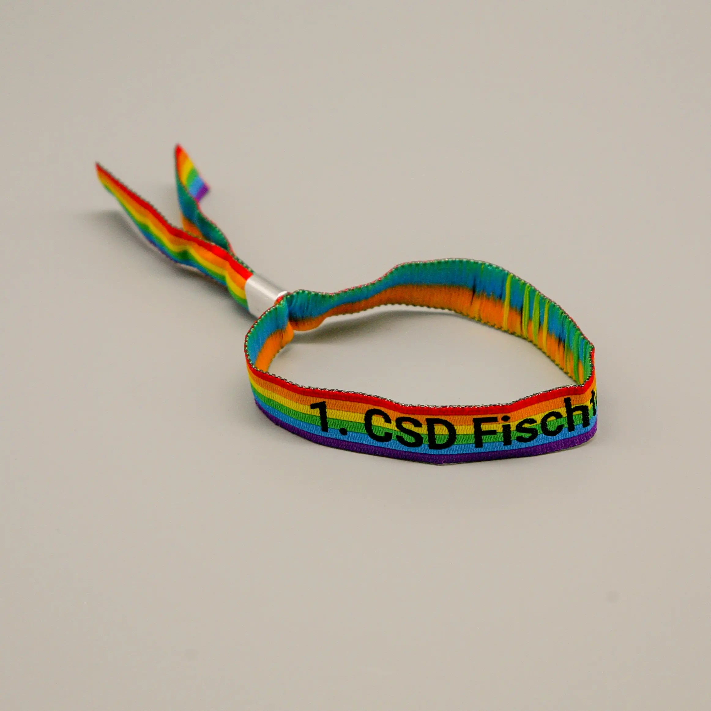 Pride-Armband des CSD Bremerhaven 🌈 (Stoffarmband) - PrideMerch.de - Team Behinderte im Queer Cities e.V.