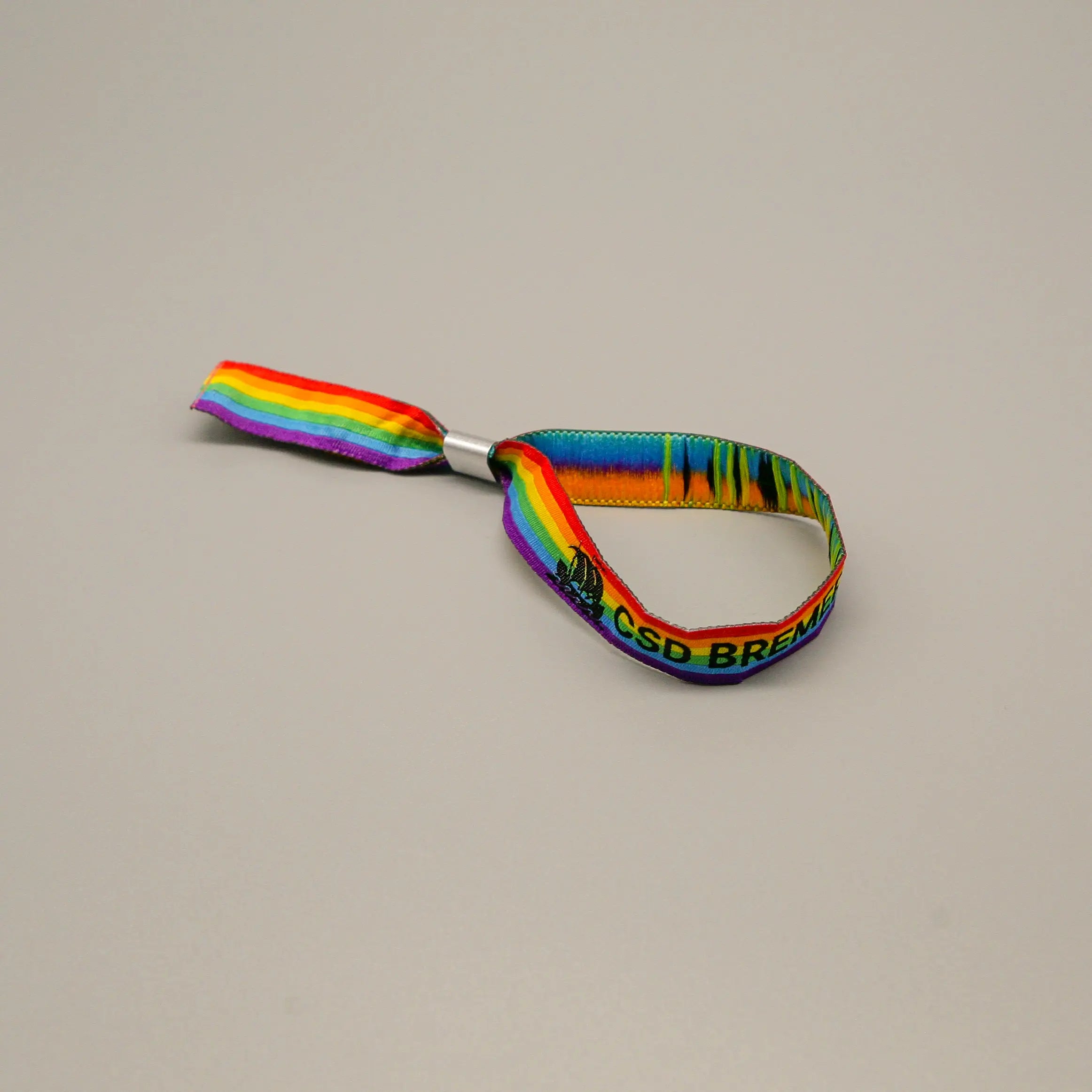 Pride-Armband des CSD Bremerhaven 🌈 (Stoffarmband) - PrideMerch.de - Team Behinderte im Queer Cities e.V.