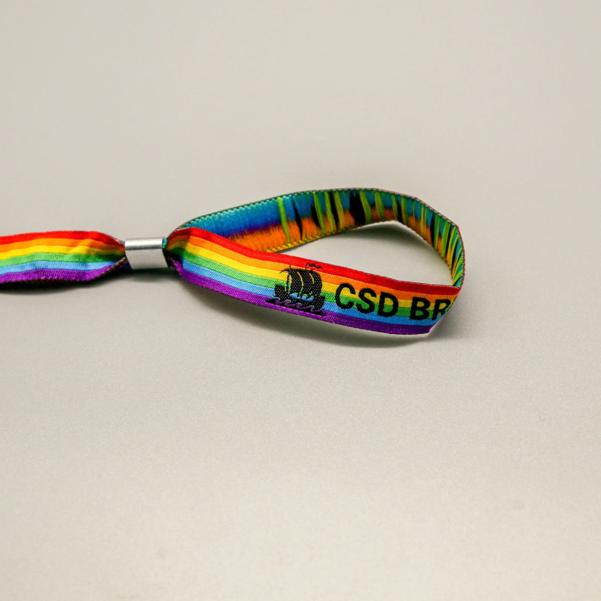 Pride-Armband des CSD Bremerhaven 🌈 (Stoffarmband) - PrideMerch.de - Team Behinderte im Queer Cities e.V.