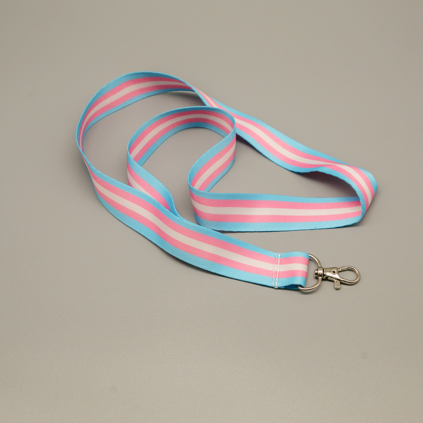 Trans Schlüsselband, lang, mit Karabinerhaken