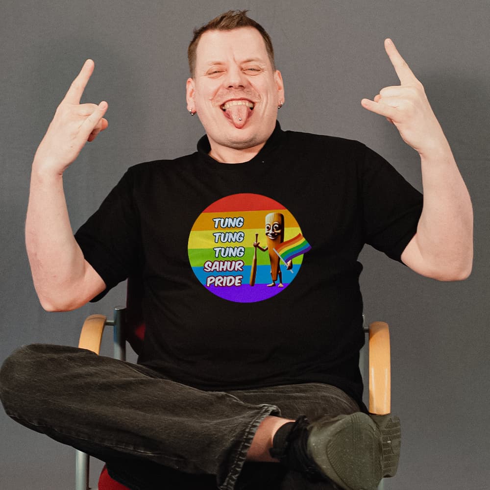 Tung Tung Tung Sahur Pride Premium T-Shirt