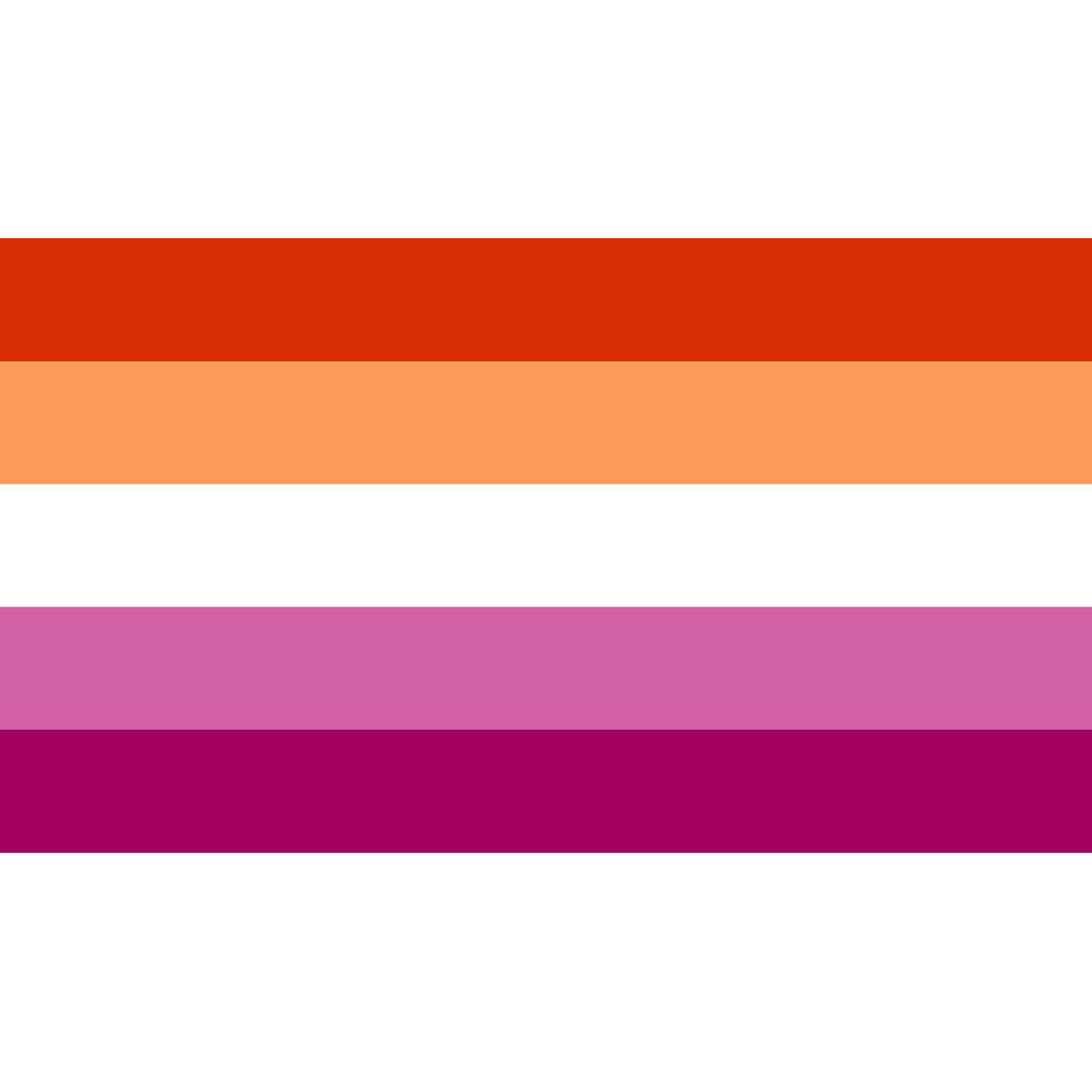 Lesbische Pride Flag