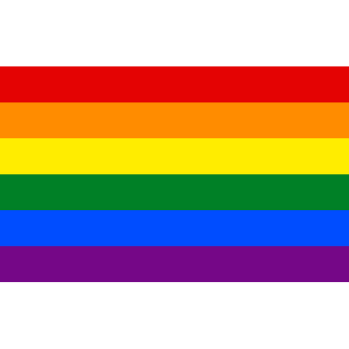 Regenbogen-Flagge (6 Streifen)