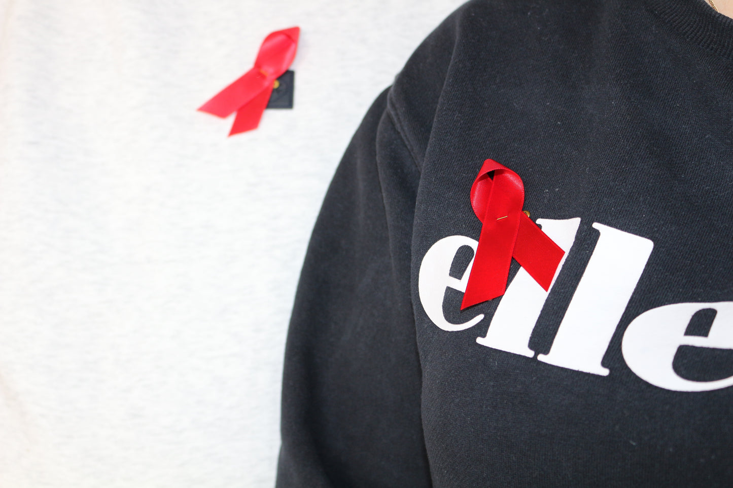 Rote Schleife HIV/AIDS (1 Stück)