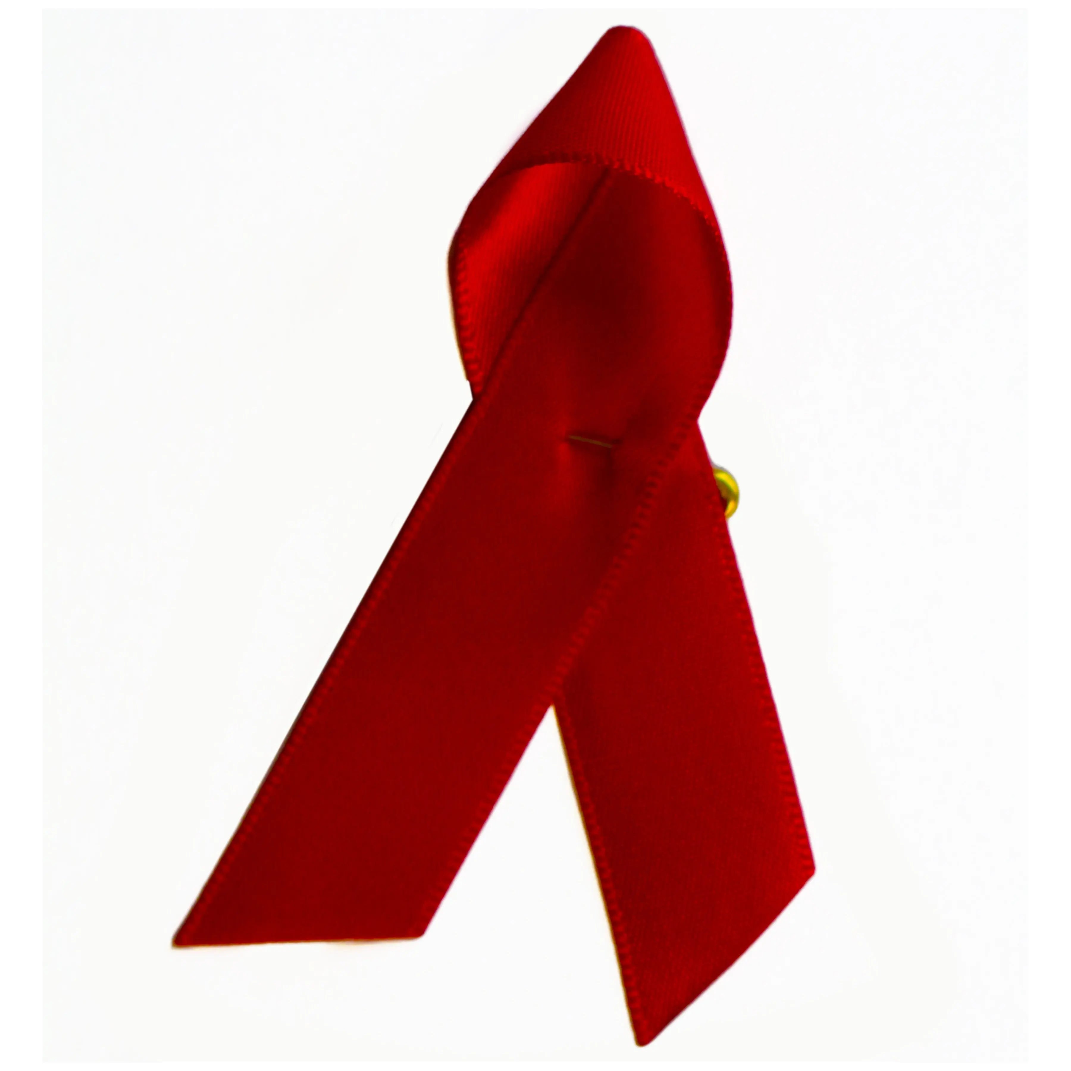 Rote Schleife HIV/AIDS (1 Stück) - PrideMerch.de - Team Behinderte im Queer Cities e.V.