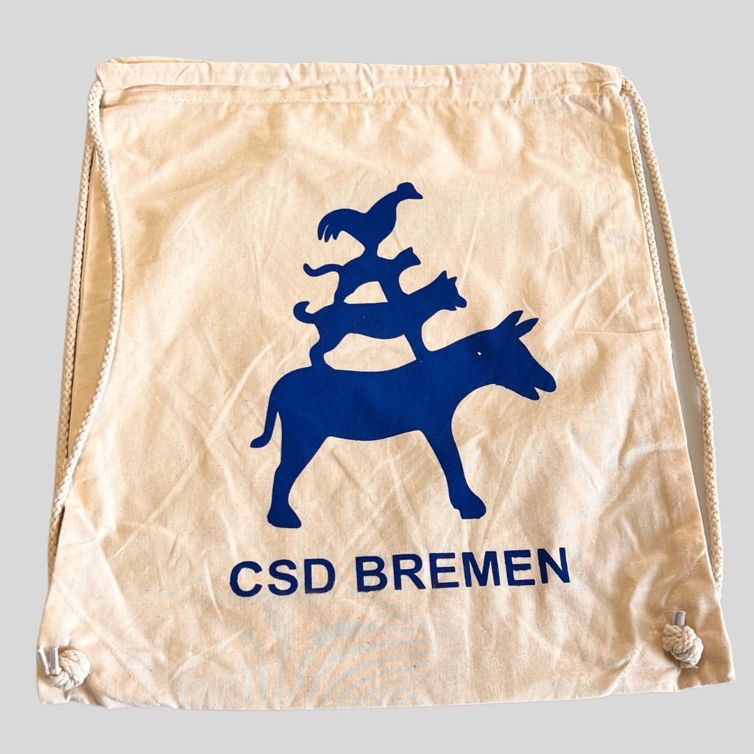 Stoffbeutel CSD Bremen - PrideMerch.de - Team Behinderte im Queer Cities e.V.
