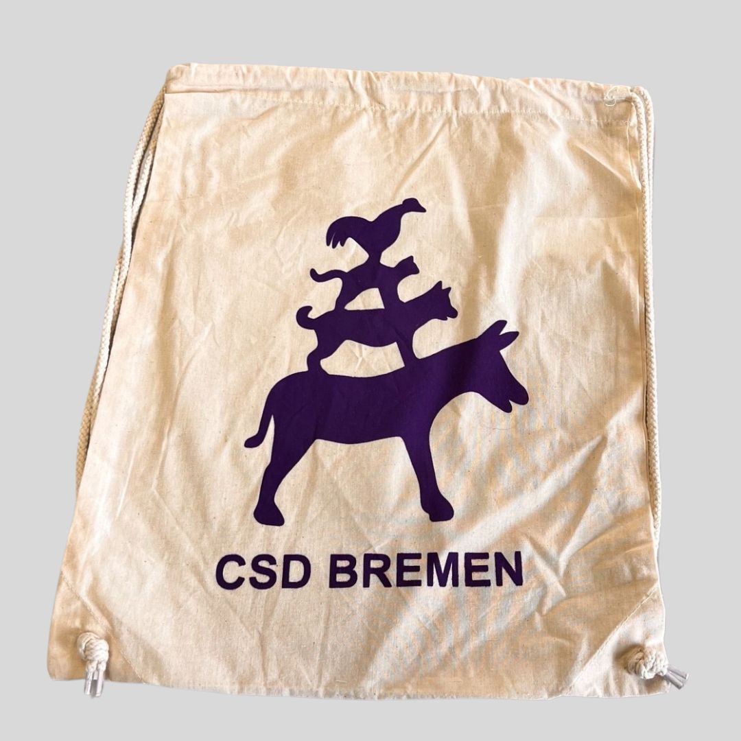 Stoffbeutel CSD Bremen - PrideMerch.de - Team Behinderte im Queer Cities e.V.