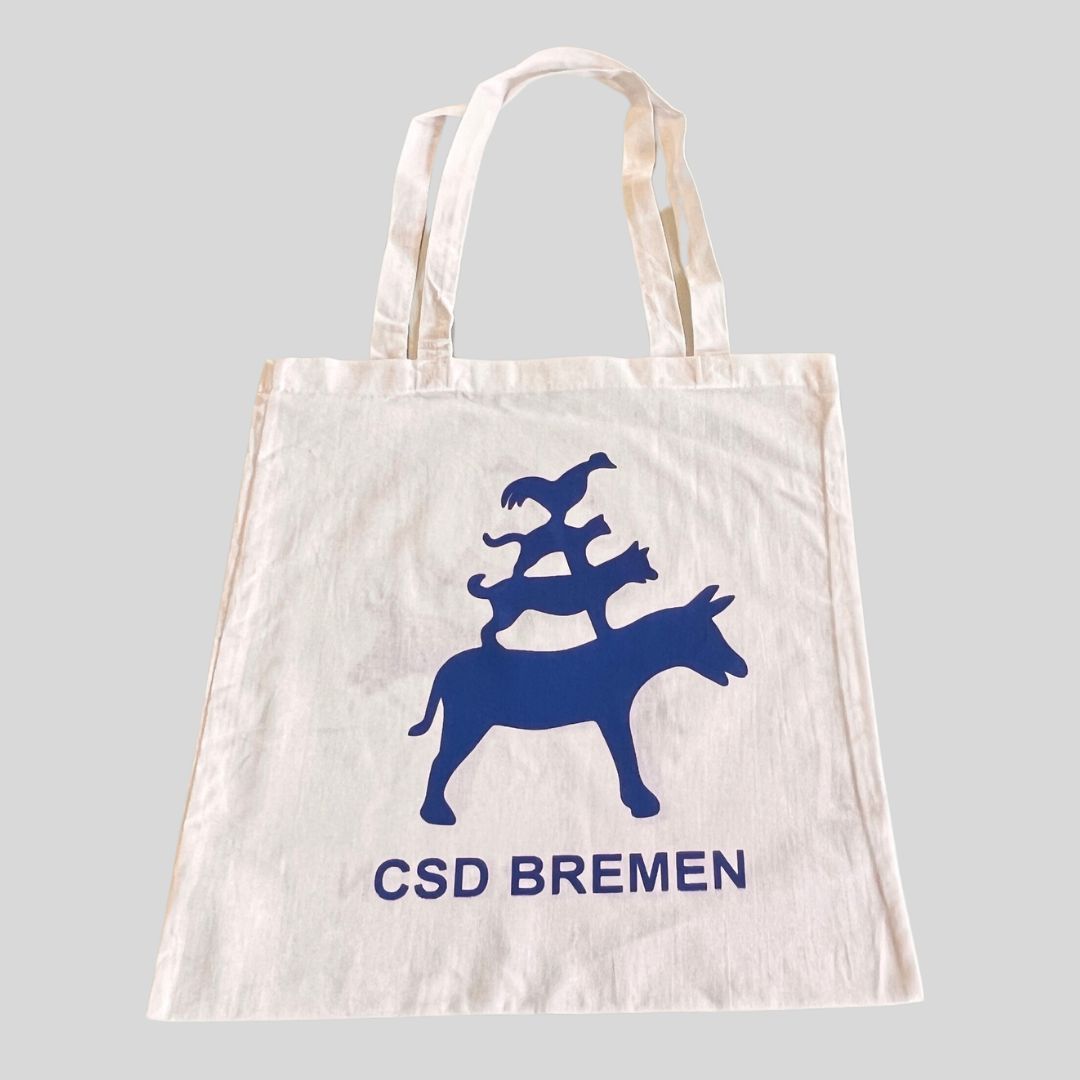 Stofftasche CSD Bremen - PrideMerch.de - Team Behinderte im Queer Cities e.V.